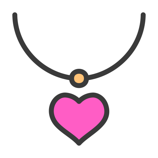 Necklaces Generic Outline Color icon