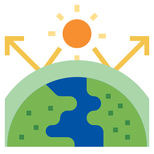 Greenhouse effect free icon Greenhouse effect free icon