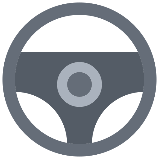 Steering wheel free icon