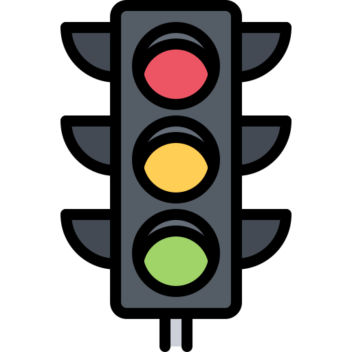 Traffic lights Coloring Color icon