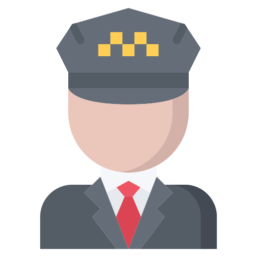 Водитель такси бесплатно иконка Водитель такси бесплатно иконка