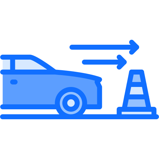 Car Coloring Blue icon