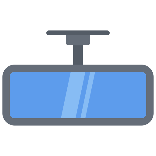 espejo retrovisor icono gratis