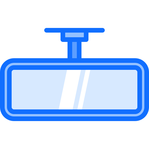 espejo retrovisor icono gratis