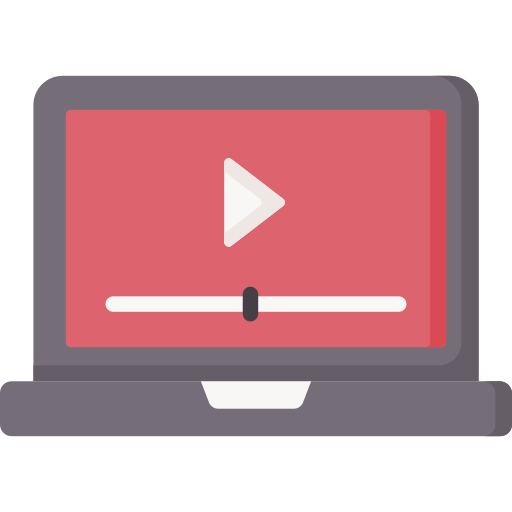 reproductor de video icono gratis