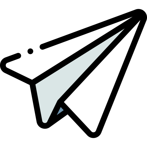 avion de papel icono gratis