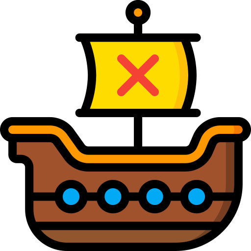 Pirates Basic Miscellany Lineal Color icon