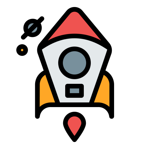 Rocket Generic Outline Color Icon