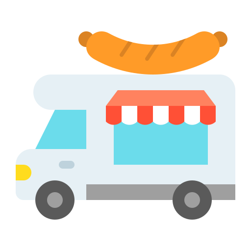 caminhão de comida grátis ícone