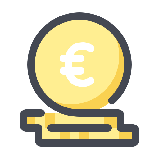 euro icono gratis