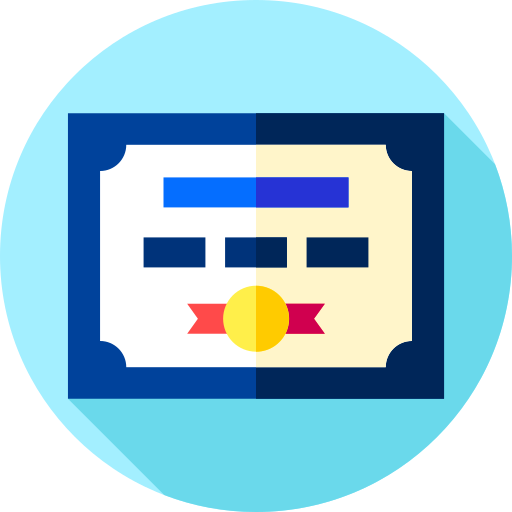 증명서 무료 아이콘