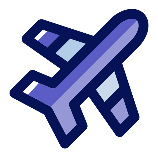 Airplane Generic Outline Color icon