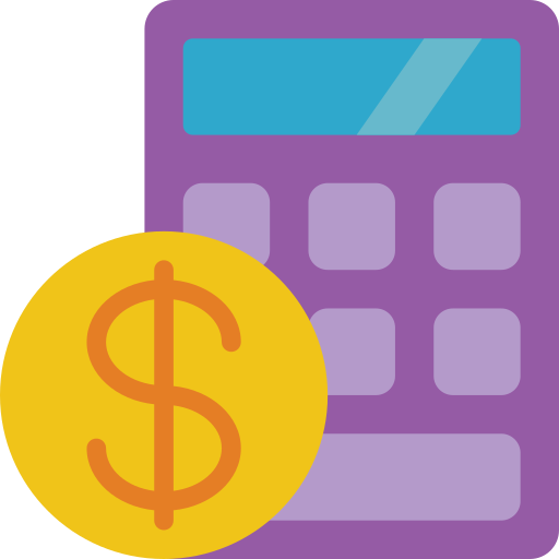 Calculator Basic Miscellany Flat icon