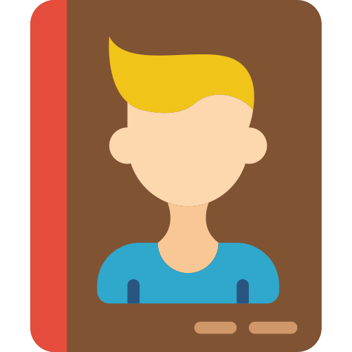 directorio telefónico icono gratis