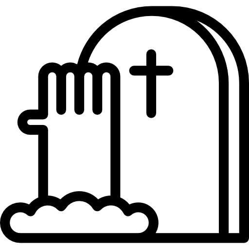 Death Funeral Grave Gravestone Graveyard Rip Svg Png Icon Free