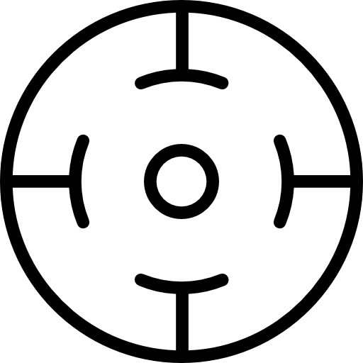 Target Retinaicons Lineal icon