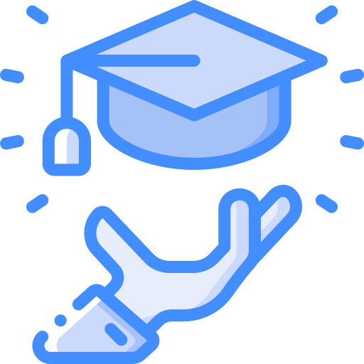 graduación icono gratis