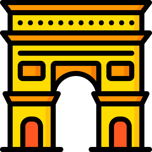 arco del triunfo icono gratis