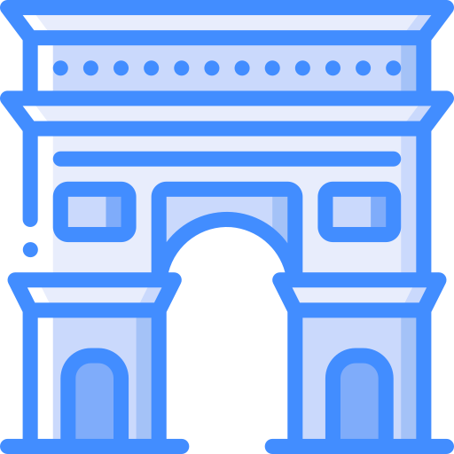 arco del triunfo icono gratis