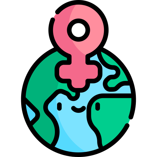 Feminism Kawaii Lineal color icon