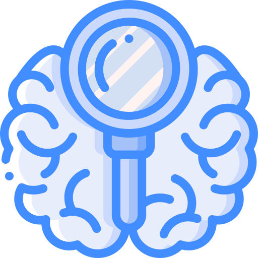 Brain Basic Miscellany Blue icon