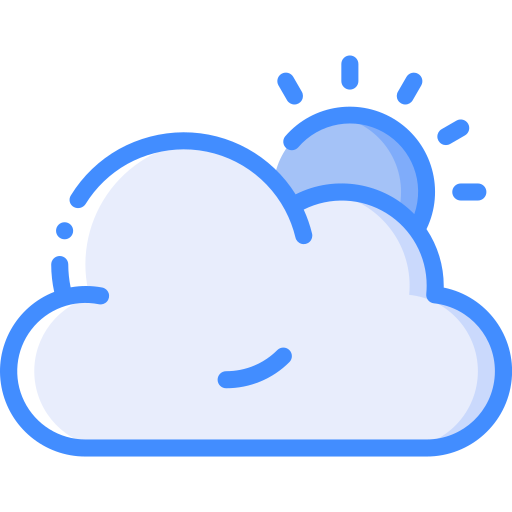 Cloud Basic Miscellany Blue icon