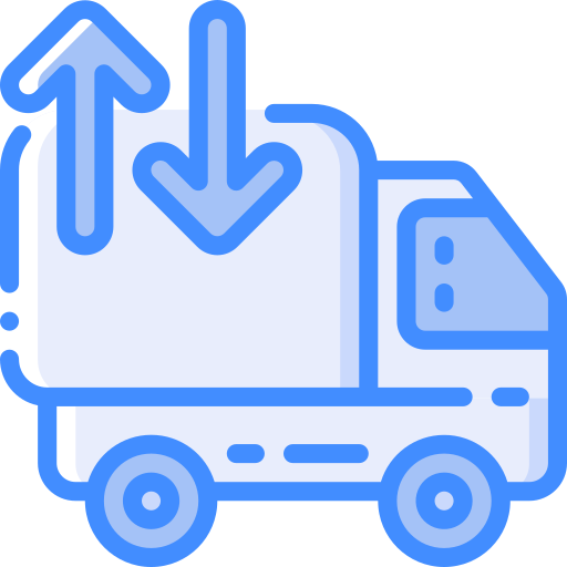 Truck Basic Miscellany Blue icon