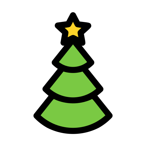 árbol de navidad icono gratis