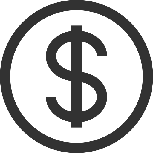 Знак доллара бесплатно иконка