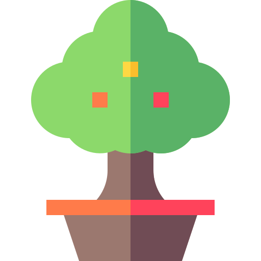 Tree Basic Straight Flat icon