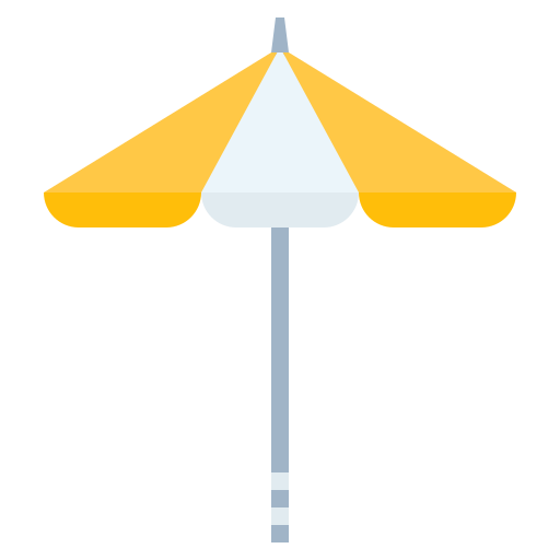 Beach umbrella Generic Flat icon