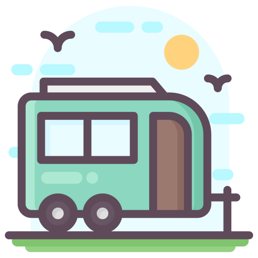 Caravan Generic Outline Color icon