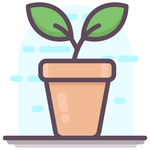 Plant pot Generic Outline Color icon