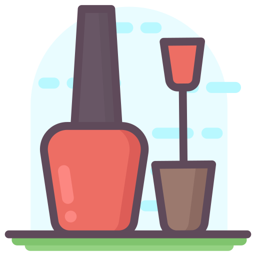 Nail polish Generic Outline Color icon