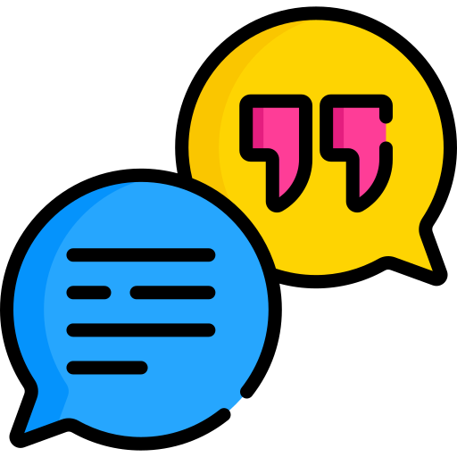 Speech bubble Special Lineal color icon