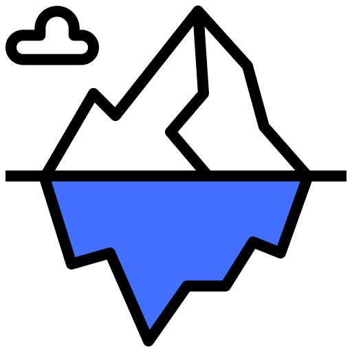 Iceberg Inipagistudio Blue icon