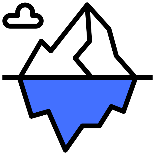Iceberg free icon Iceberg free icon