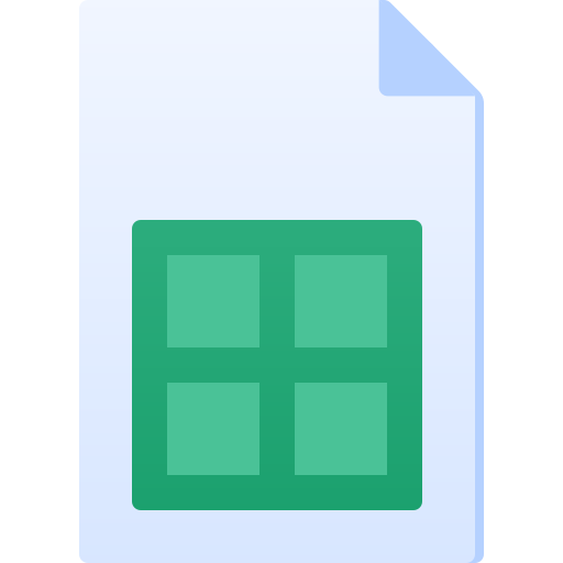 Sheet Inipagistudio Flat Icon