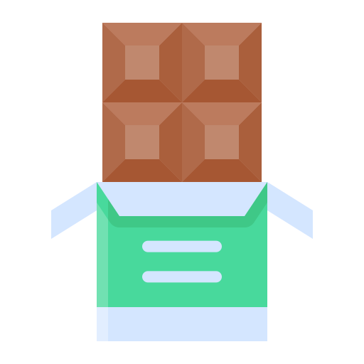 Chocolate bar free icon