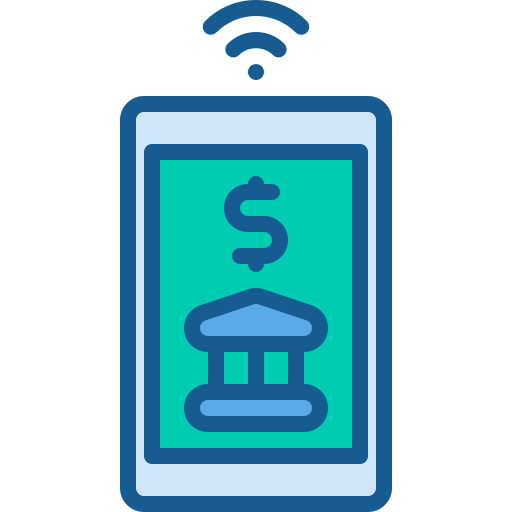 Mobile Banking Free Icon