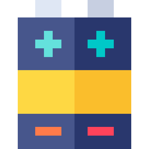 Battery free icon Battery free icon