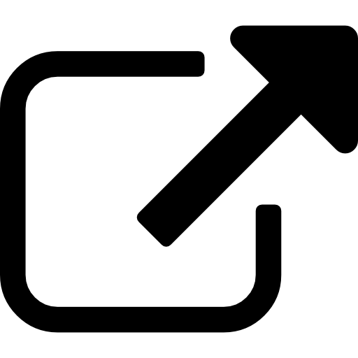 External link symbol free icon
