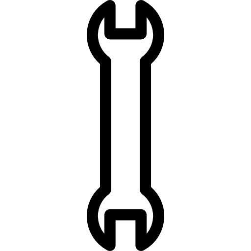 esquema de llave fina icono gratis