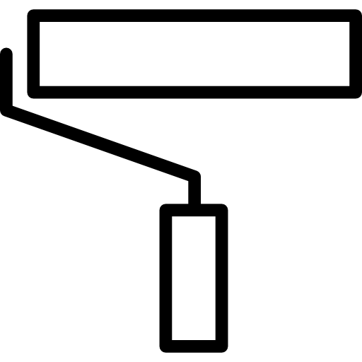 rodillo de pintura icono gratis