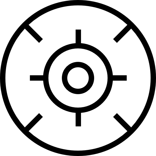 Target Retinaicons Lineal icon