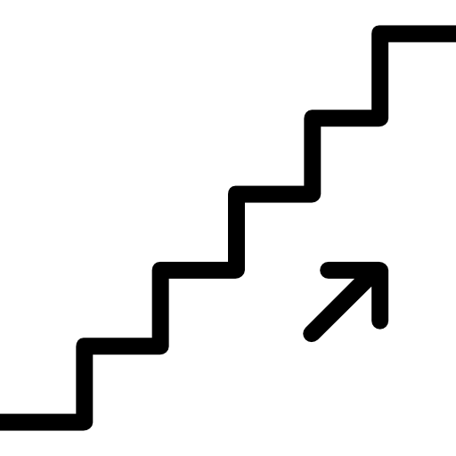 Stairs - free icon