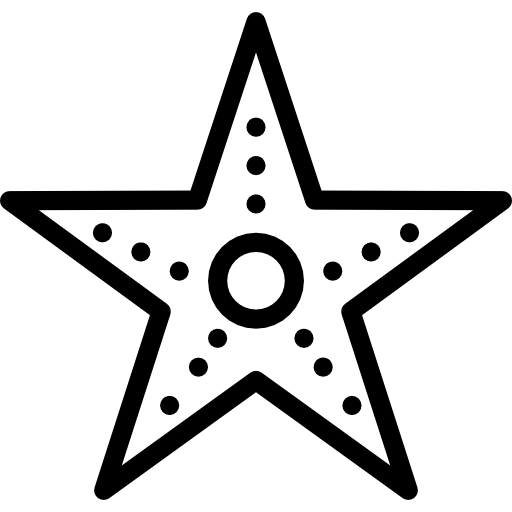 estrella de mar icono gratis