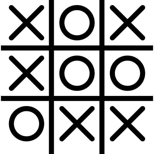 tic tac toe icono gratis