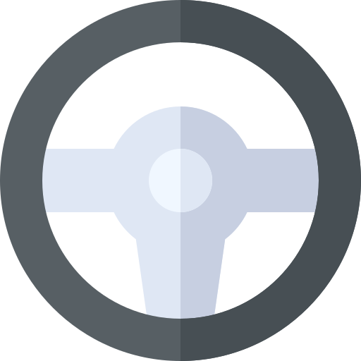 Steering wheel Basic Straight Flat icon