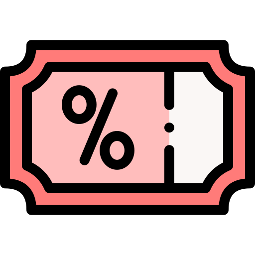 rabais Icône gratuit